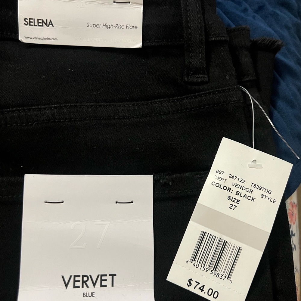 VERVET Super high rise flare 34in TALL GIRL FRIENDLY!!! - Picture 4 of 5